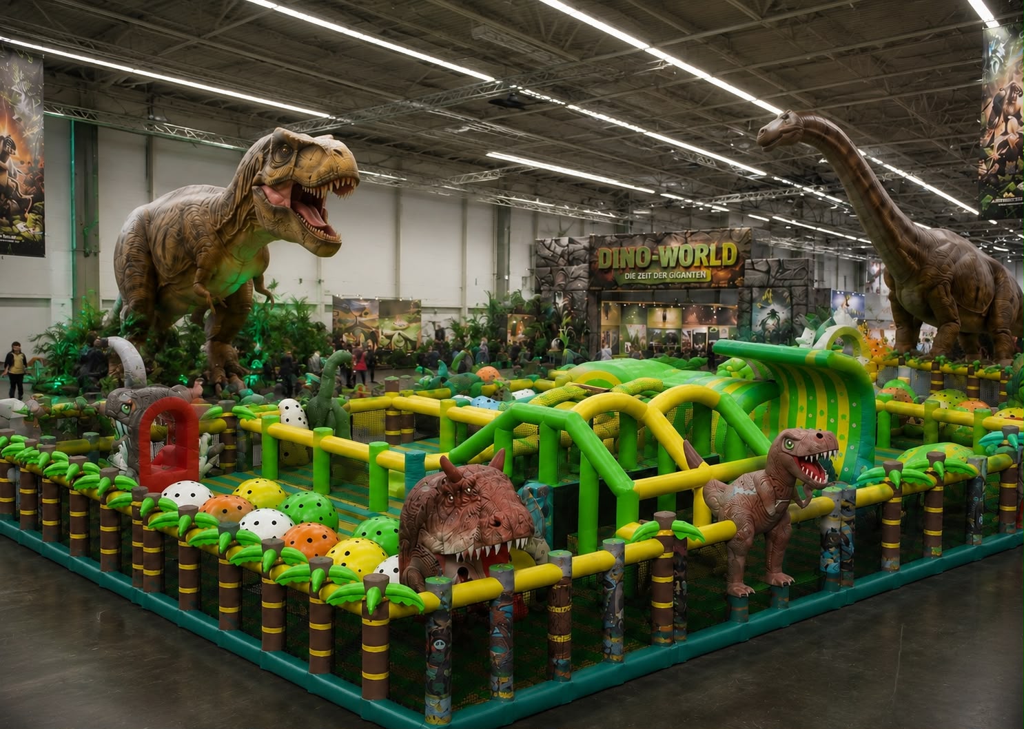 Dino Hüpfburgenlandschaft